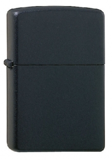 Zippo Regular Media Chrome Black Matte inclusief graveren